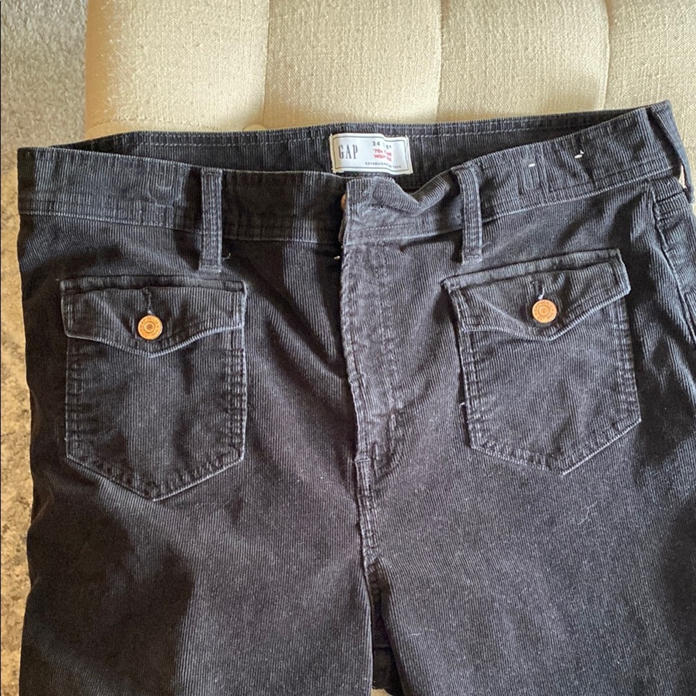 GAP Black Corduroy Pants